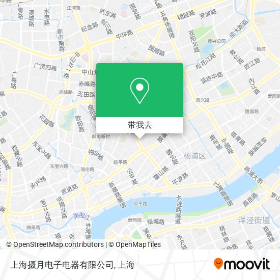 上海摄月电子电器有限公司地图