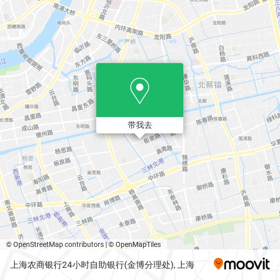 上海农商银行24小时自助银行(金博分理处)地图