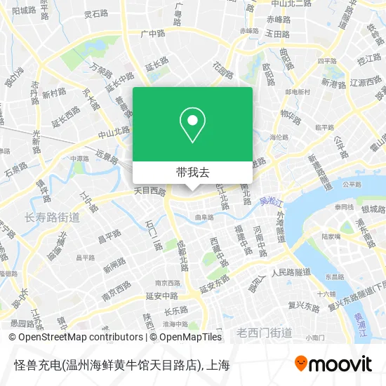 怪兽充电(温州海鲜黄牛馆天目路店)地图