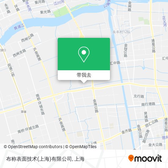 布称表面技术(上海)有限公司地图