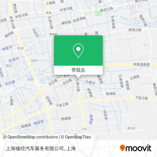 上海臻经汽车服务有限公司地图