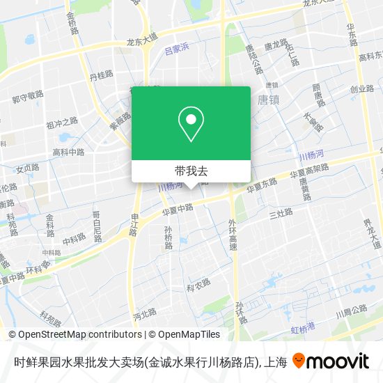 时鲜果园水果批发大卖场(金诚水果行川杨路店)地图