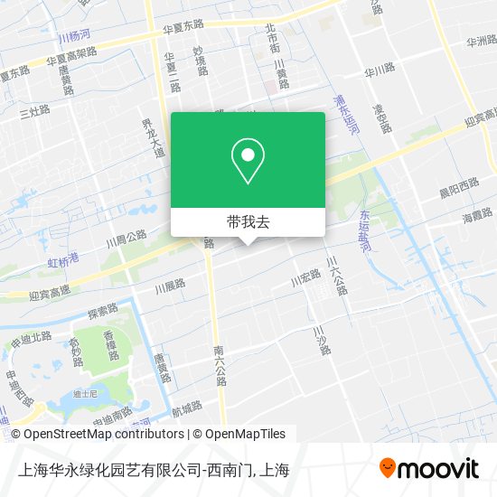 上海华永绿化园艺有限公司-西南门地图