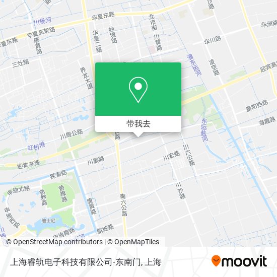 上海睿轨电子科技有限公司-东南门地图