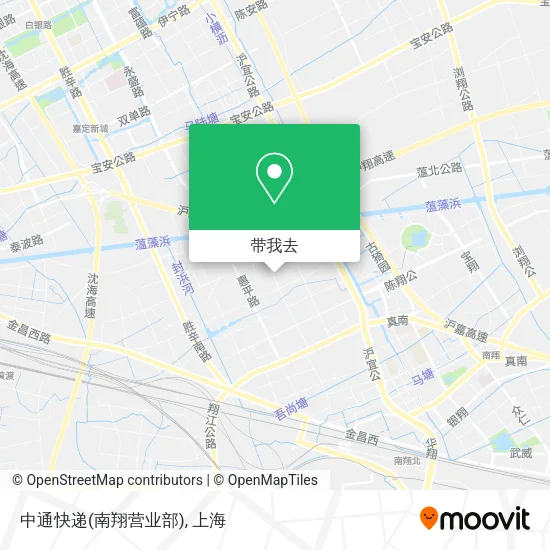 中通快递(南翔营业部)地图