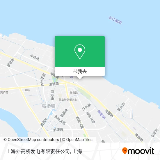 上海外高桥发电有限责任公司地图
