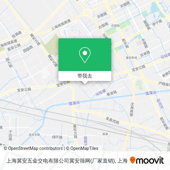 上海冀安五金交电有限公司冀安筛网(厂家直销)地图