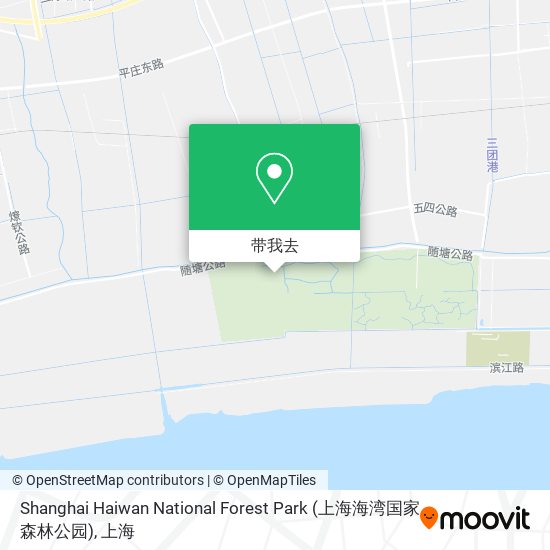 Shanghai Haiwan National Forest Park (上海海湾国家森林公园)地图