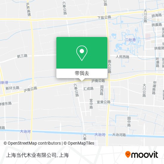 上海当代木业有限公司地图