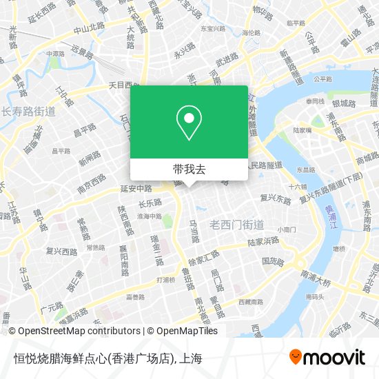 恒悦烧腊海鲜点心(香港广场店)地图