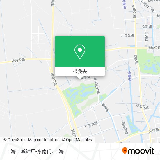 上海丰威针厂-东南门地图