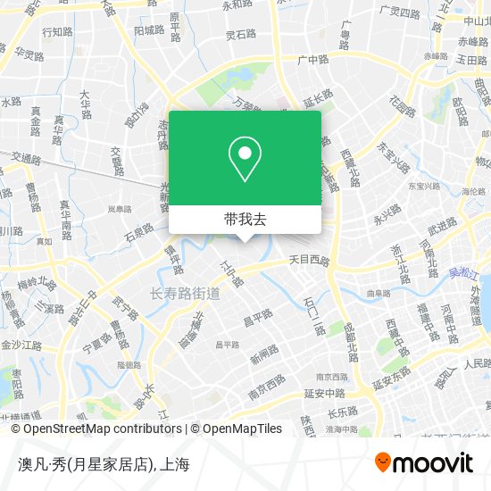 澳凡·秀(月星家居店)地图