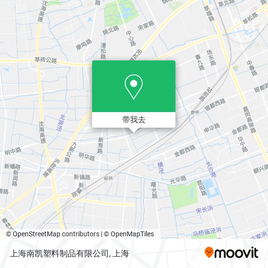 上海南凯塑料制品有限公司地图