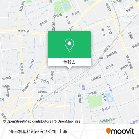 上海南凯塑料制品有限公司地图