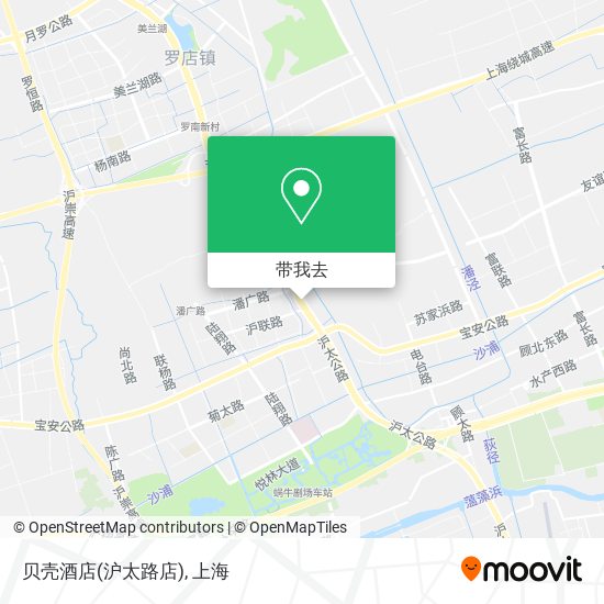 贝壳酒店(沪太路店)地图
