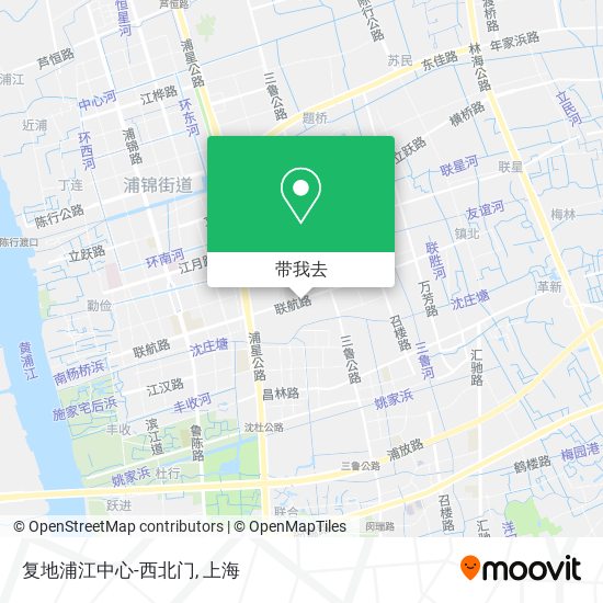 复地浦江中心-西北门地图