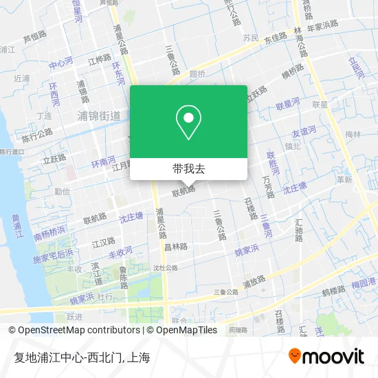 复地浦江中心-西北门地图