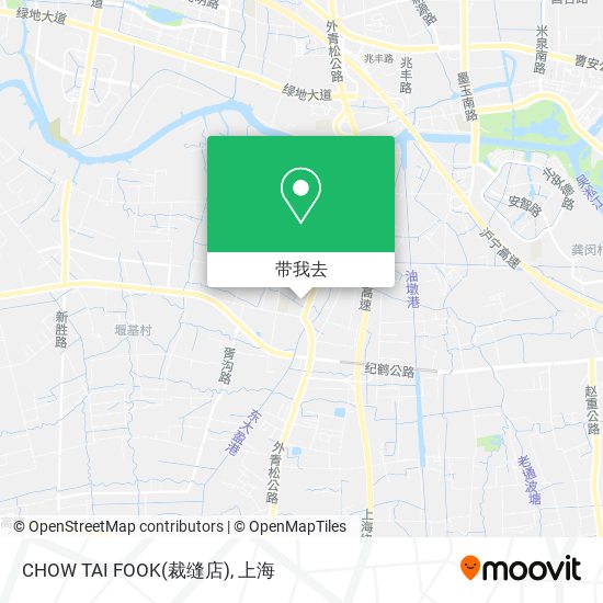 CHOW TAI FOOK(裁缝店)地图