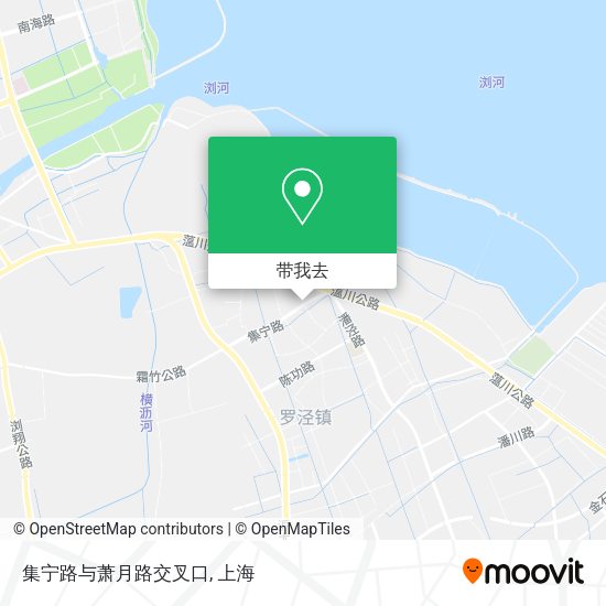 集宁路与萧月路交叉口地图