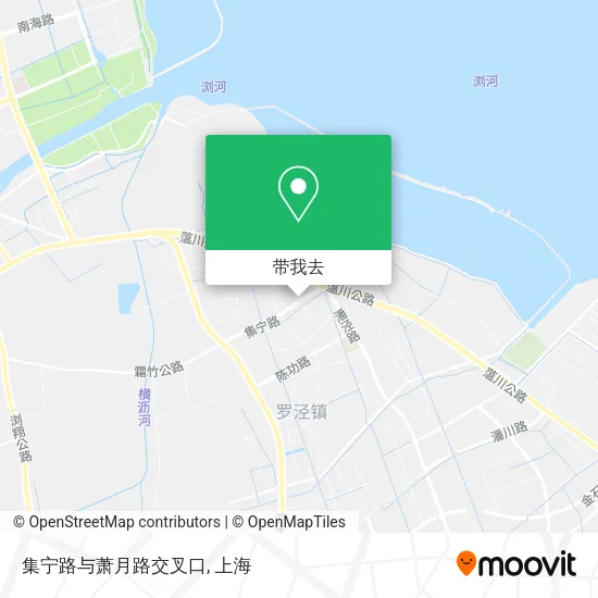 集宁路与萧月路交叉口地图