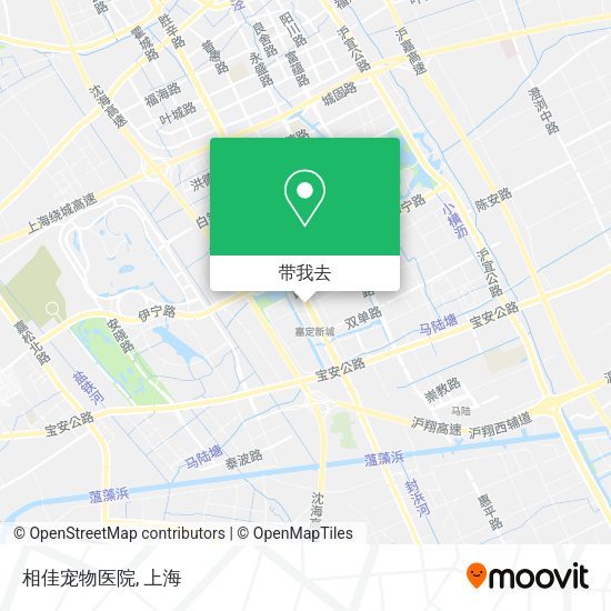 相佳宠物医院地图