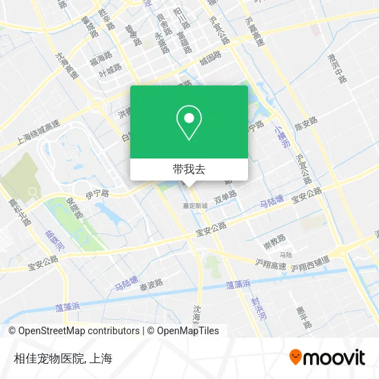 相佳宠物医院地图