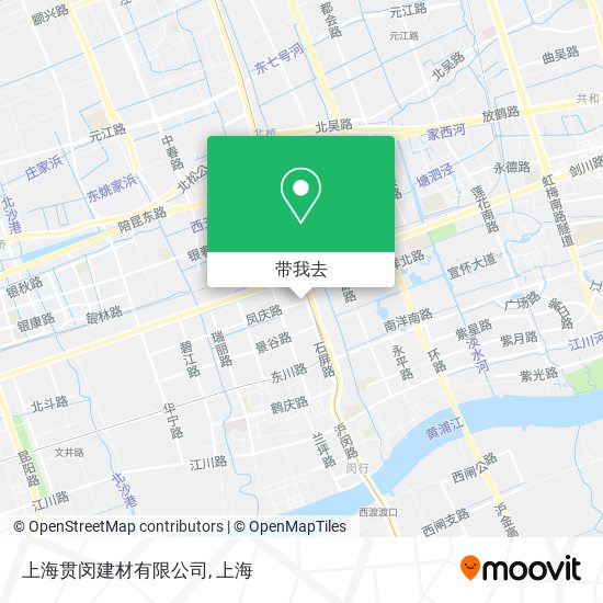 上海贯闵建材有限公司地图