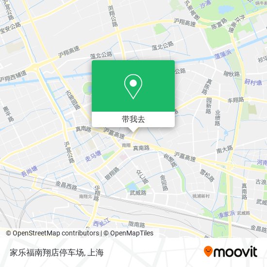 家乐福南翔店停车场地图