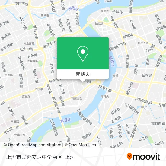 上海市民办立达中学南区地图