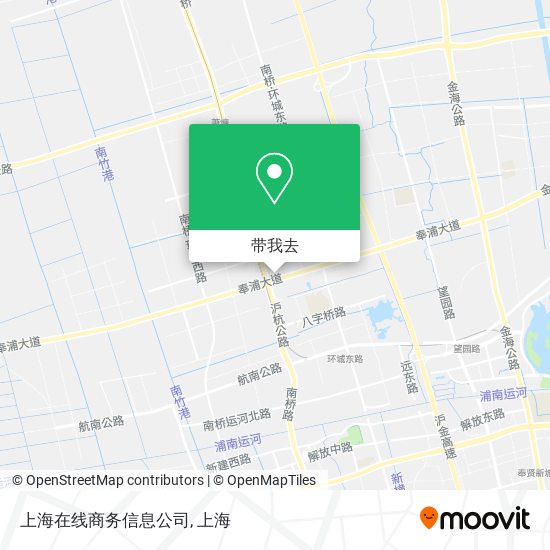 上海在线商务信息公司地图