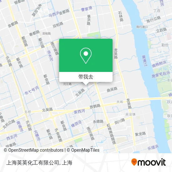 上海英英化工有限公司地图
