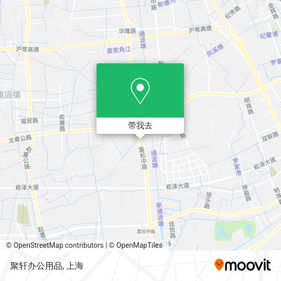 聚轩办公用品地图