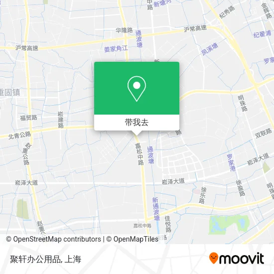 聚轩办公用品地图