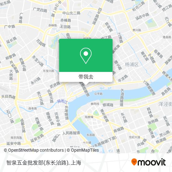 智泉五金批发部(东长治路)地图