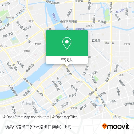 杨高中路出口(中环路出口南向)地图