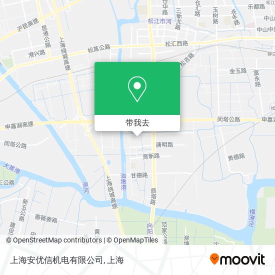 上海安优信机电有限公司地图