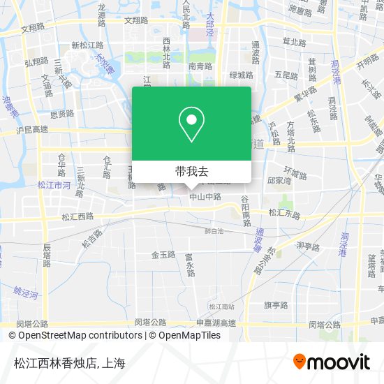 松江西林香烛店地图