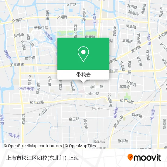 上海市松江区团校(东北门)地图