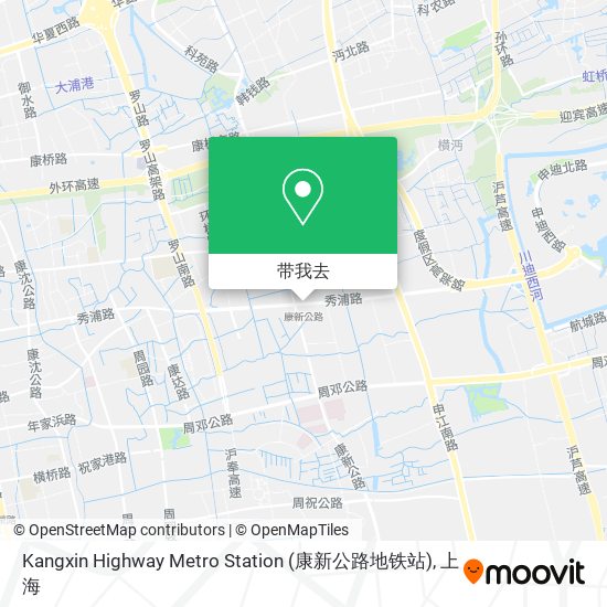 Kangxin Highway Metro Station (康新公路地铁站)地图