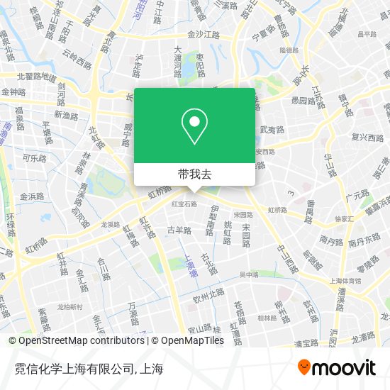 霓信化学上海有限公司地图