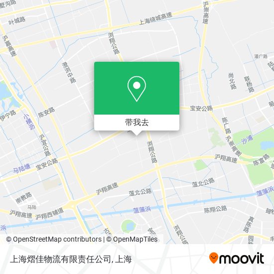 上海熠佳物流有限责任公司地图