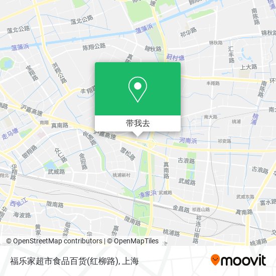 福乐家超市食品百货(红柳路)地图