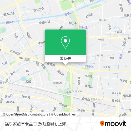 福乐家超市食品百货(红柳路)地图