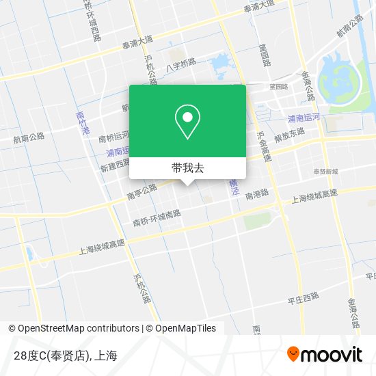 28度C(奉贤店)地图
