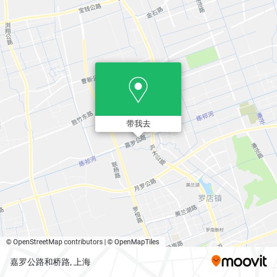 嘉罗公路和桥路地图