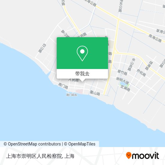 上海市崇明区人民检察院地图