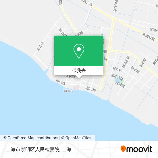 上海市崇明区人民检察院地图