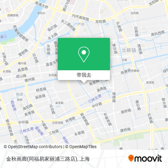 金秋画廊(同福易家丽浦三路店)地图