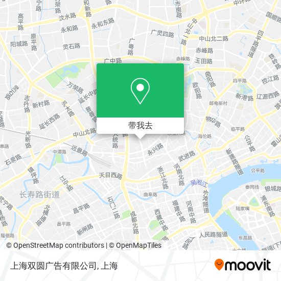 上海双圆广告有限公司地图