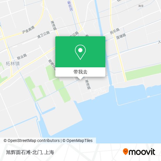 旭辉圆石滩-北门地图